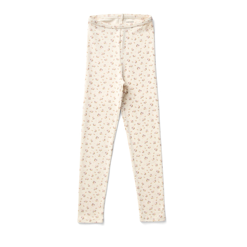 Stretch Legging | Calico Print - Rosewood