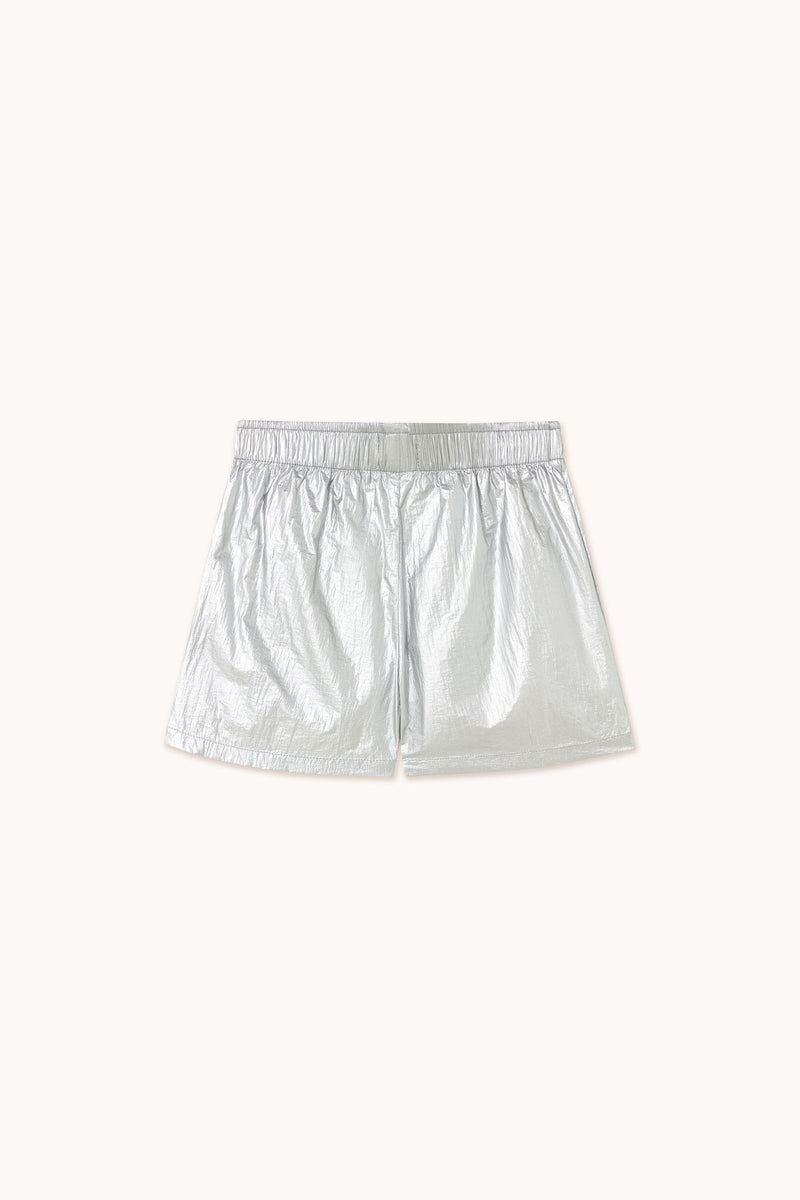 Metallic Short | Silver Metallic