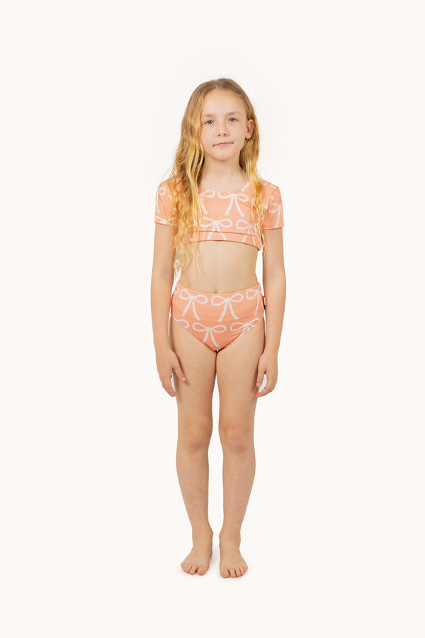 Bows Swim Set | Papaya