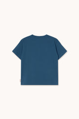 Swan Graphic Tee | Light Navy