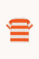 Stripes Knit Tee | Summer Red