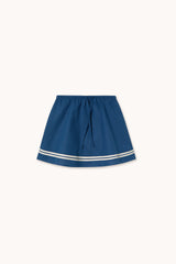 Stripes Cropped Shirt and Woven Skirt Set