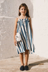 Light Navy Stripes Dress
