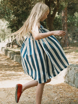 Light Navy Stripes Dress