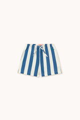 Light Navy Stripes Shorts | Light Navy