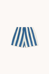 Light Navy Stripes Shorts | Light Navy
