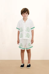 Daisies Linen Shorts