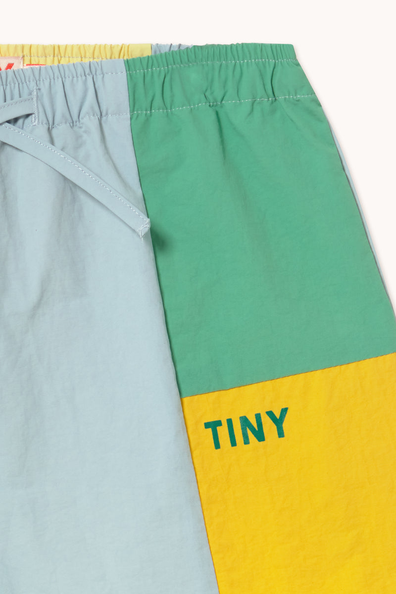 Color Block Woven Shorts | Marigold Modern Kids