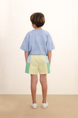 Color Block Woven Shorts
