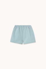 Solid Woven Shorts | Washed Blue