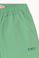 Solid Woven Shorts | Emerald