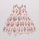 Girls Alyssa Dress | Pink Soft Serve