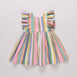 Girls Elsie Dress | Parade Stripe