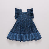 Girls Elsie Dress | Stellar Blue Garden Floral