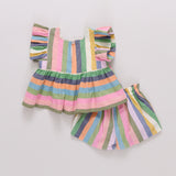 Baby Girls Elsie 2-PC Set | Parade Stripe