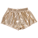 Girls Millie Metallic Short | Gold