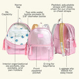 Kane Double Pocket Backpack | Sequin Wave