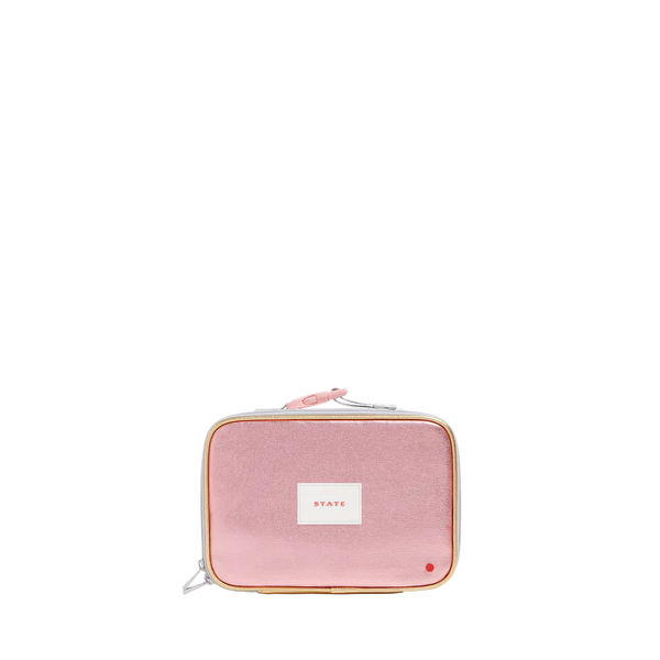 Rodgers Lunch Box | Pink/Silver