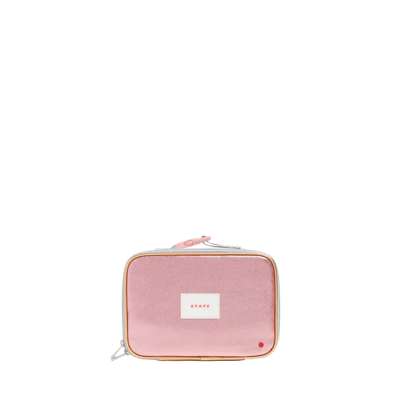 Rodgers Lunch Box | Pink/Silver