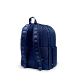 Kane Double Pocket Backpack | Blue Chevron