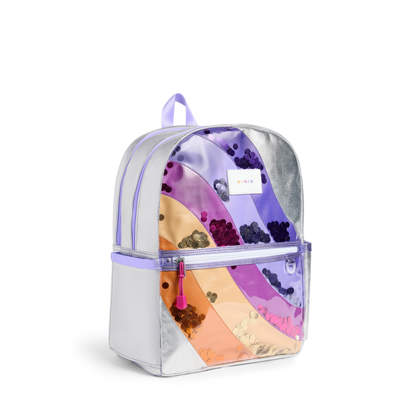 Kane Double Pocket Backpack | Sequin Wave