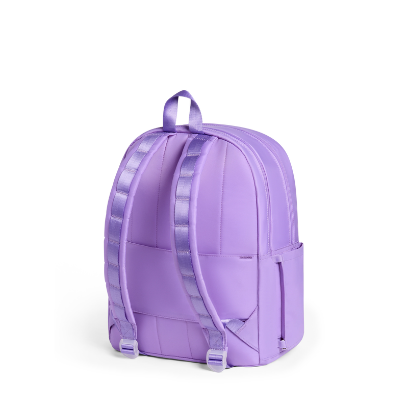 Kane Double Pocket Backpack | Lilac Chevron