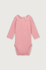 Baby Collar Onesie | Cherry Cream