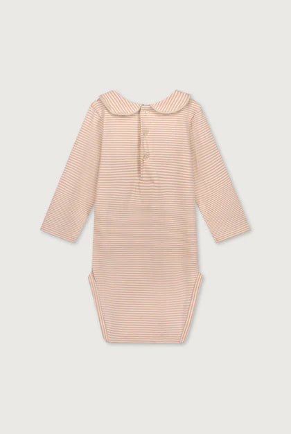 Baby Collar Onesie | Faded Pink Cream
