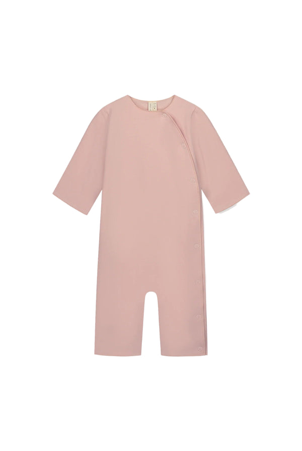 Baby Suit with Snaps | Faded Pink
