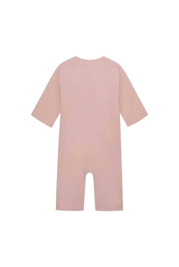 Baby Suit with Snaps | Faded Pink