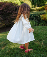 Sara Dress | Sage Chevron Stripe