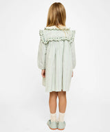 Sara Dress | Sage Chevron Stripe