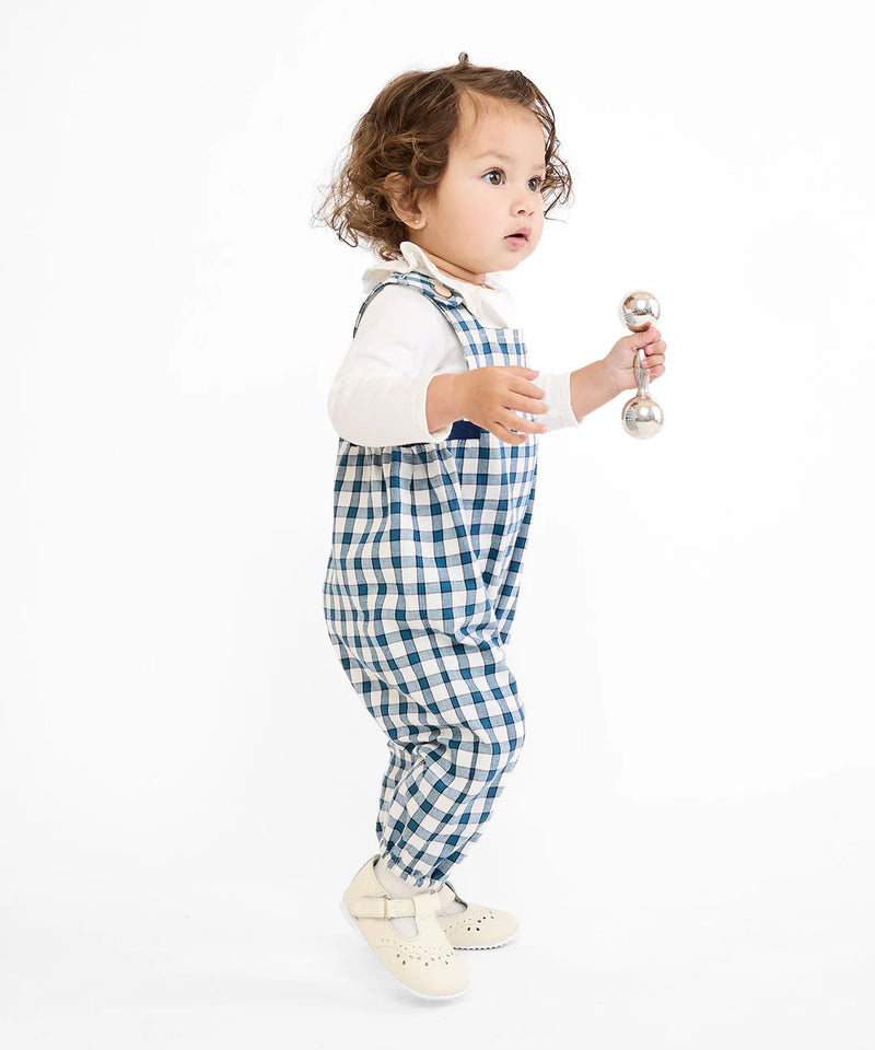 Scout Baby Overall | Blue Picnic Check