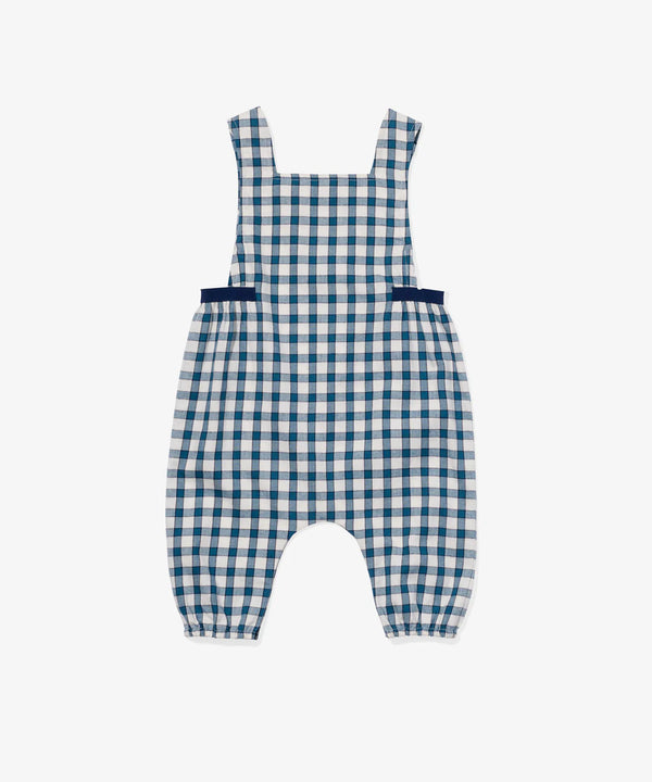 Scout Baby Overall | Blue Picnic Check