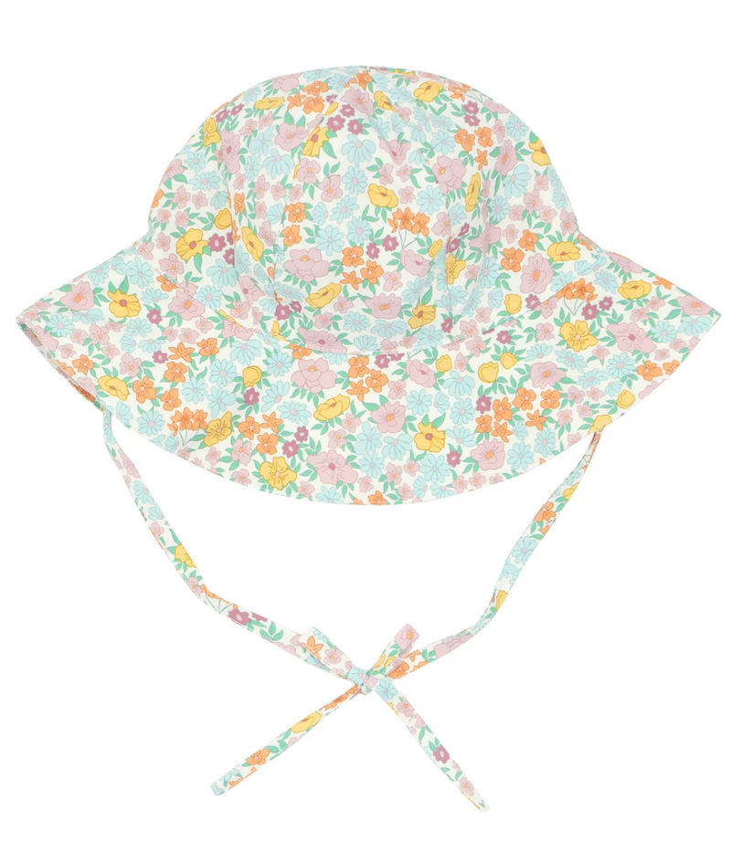 Baby Hawaiian Floral Sunhat