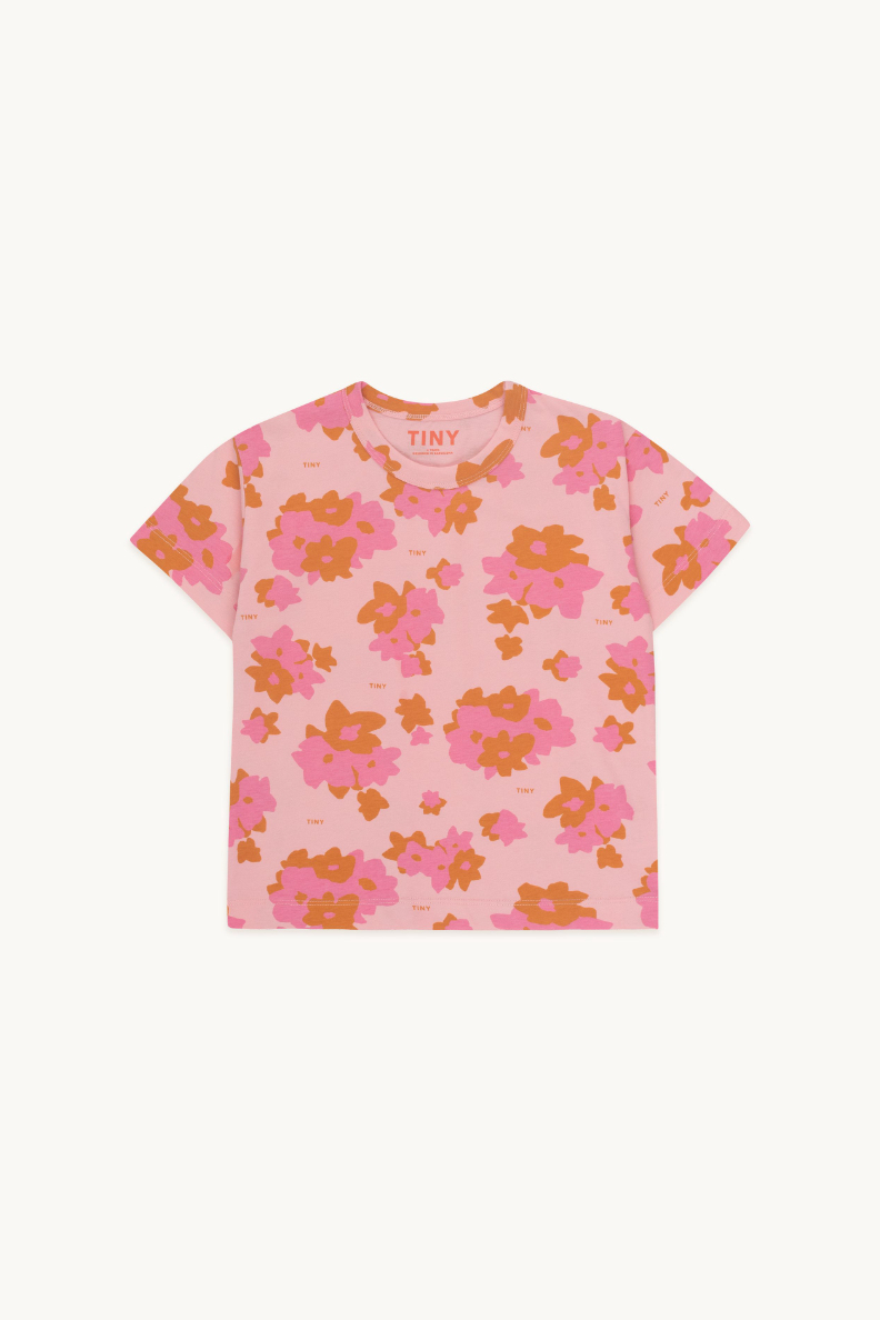 Flowers Tee | Peach