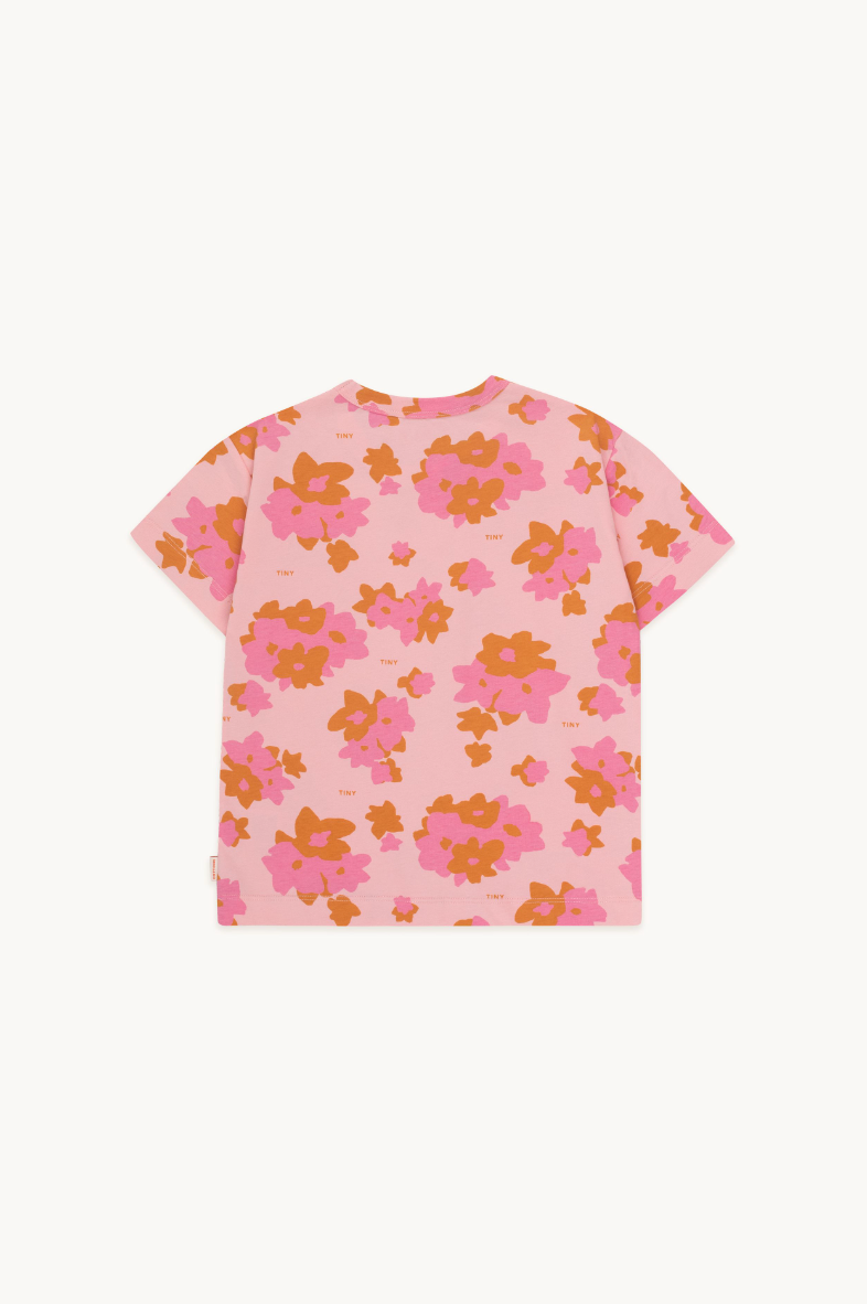 Flowers Tee | Peach