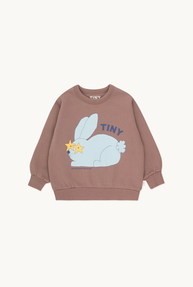 Rabbit Sweatshirt | Purple Grey