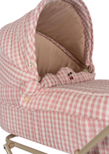 Doll Pram | Powder Pink Check