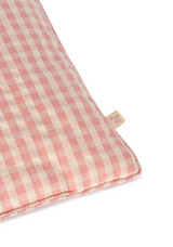 Doll Bedding | Powder Pink Check