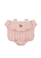 Doll Carrier | Powder Pink Check