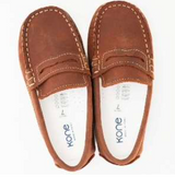Boys Penny Loafer | Distressed Copper