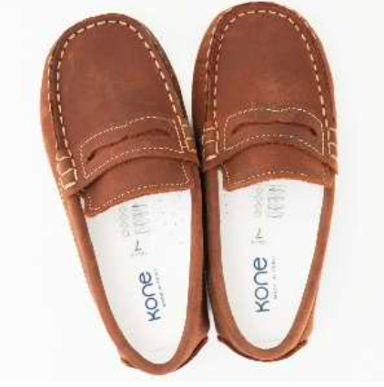 Boys Penny Loafer | Distressed Copper