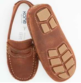 Boys Penny Loafer | Distressed Copper