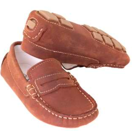 Boys Penny Loafer | Distressed Copper