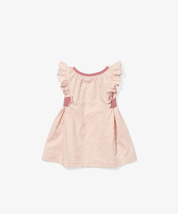 Edie Baby Dress | Pink Swiss Dot