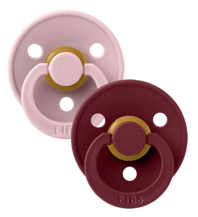 Bibs Pacifier 2 Pack - Pink Plum/Elderberry