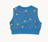 Hearts Stars Sleeveless Sweatshirt