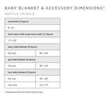 Lace Baby Blanket | Mini Size | Dusk