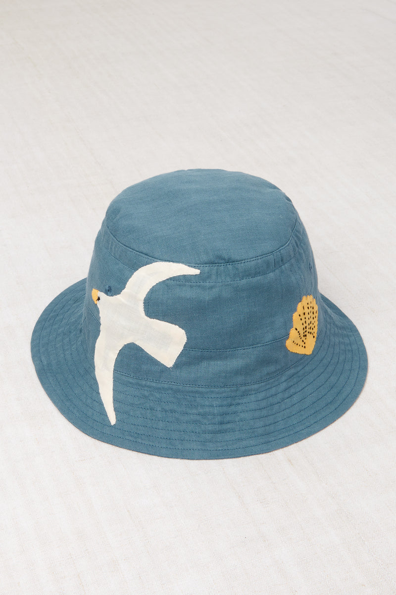 Seaside Bucket Hat | Blue Slate